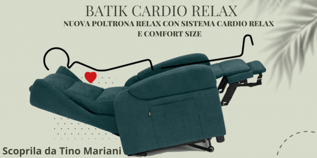 Nuova Collezione Poltrone Relax Elettriche Tino Mariani poltrona relax batik cardio relax