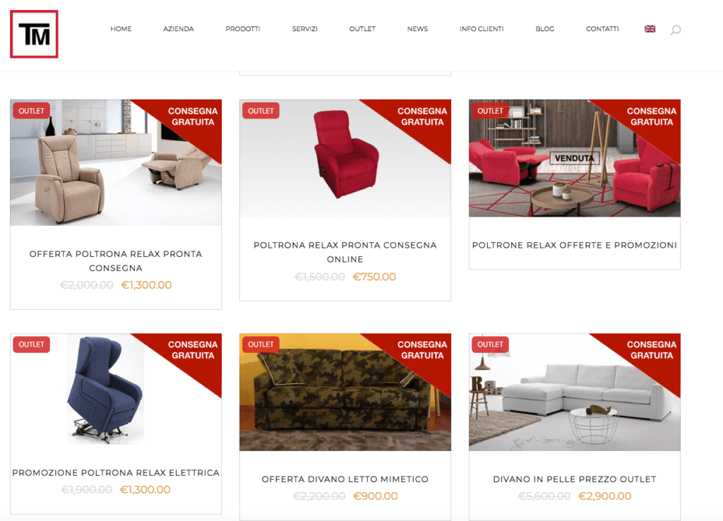 Divani in offerta: divani pronta consegna e promozione. Abbiamo creato uno spazio online e fisico in negozio a Lissone per offrire a tutti la possibilità di acquistare divani in offerta a prezzi scontati. I divani in offerta di Tino Mariani, sono prodotti nuovi, presenti in negozio a Lissone e realizzati artigianalmente