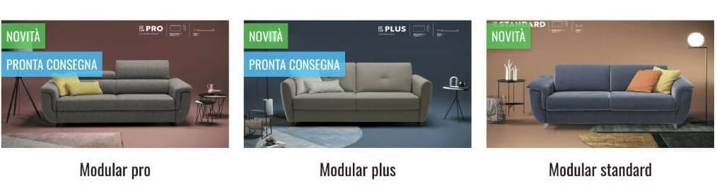 Divani Letto Modular Pro Plus Standard Tino Mariani