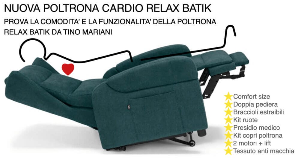 Nuova Poltrona Cardio Relax Batik