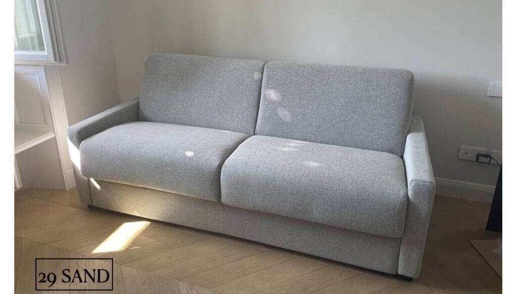 Offerta Divano Letto Materasso 18 In Tessuto Sand 29 Tino Mariani pronta consegna lissone monza - milano
