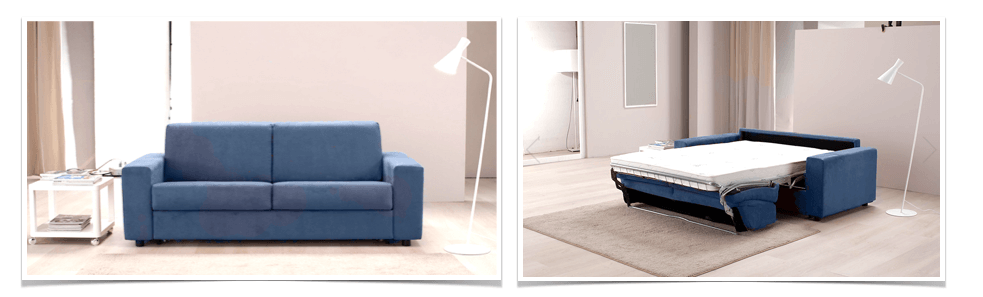 Promozione Divano Letto Materasso Alto Cm 18 London